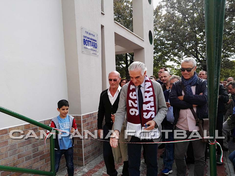 [FOTO] Inaugurazione Tribuna Gaetano Annino Bottaro Stadio “Squitieri” di Sarno