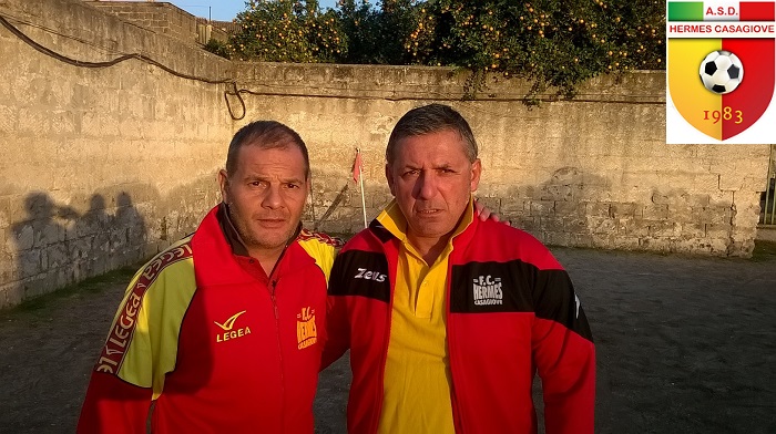 Hermes Casagiove, via il tecnico Di Benedetto. Squadra al duo Esposito – De Lucia