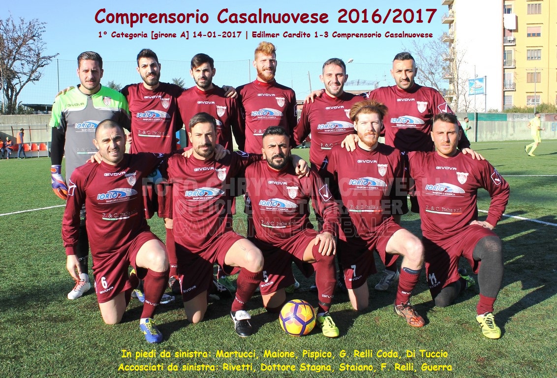 Comprensorio Casalnuovese corsaro al Papa. Edilmer Cardito battuto
