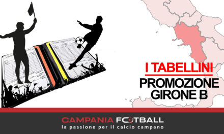 Promozione Girone B: tutti i tabellini delle gare della 16ª Giornata