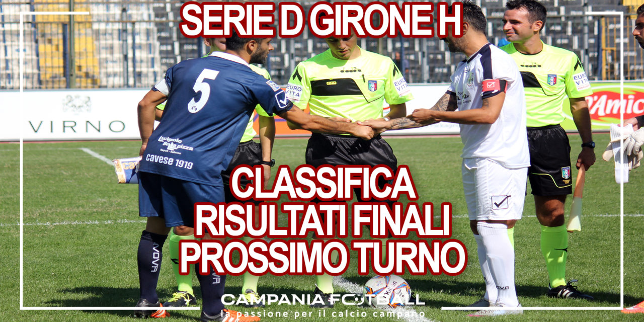 SERIE D GIRONE H: Risultati 29ª Giornata, classifica e prossimo turno