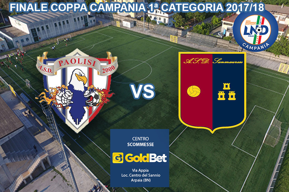 Finale Coppa Campania 1ª Categoria | Paolisi 2000-Sanmaurese: ascolta la radiocronaca