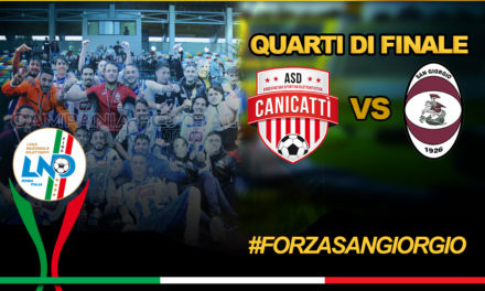 Juniores San Giorgio, c’è il Canicattì nei quarti di finale