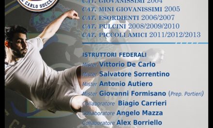 VIAGGIO NELLE SCUOLE CALCIO| Conosciamo la De Carlo Soccer, la scuola calcio di una bandiera Turris