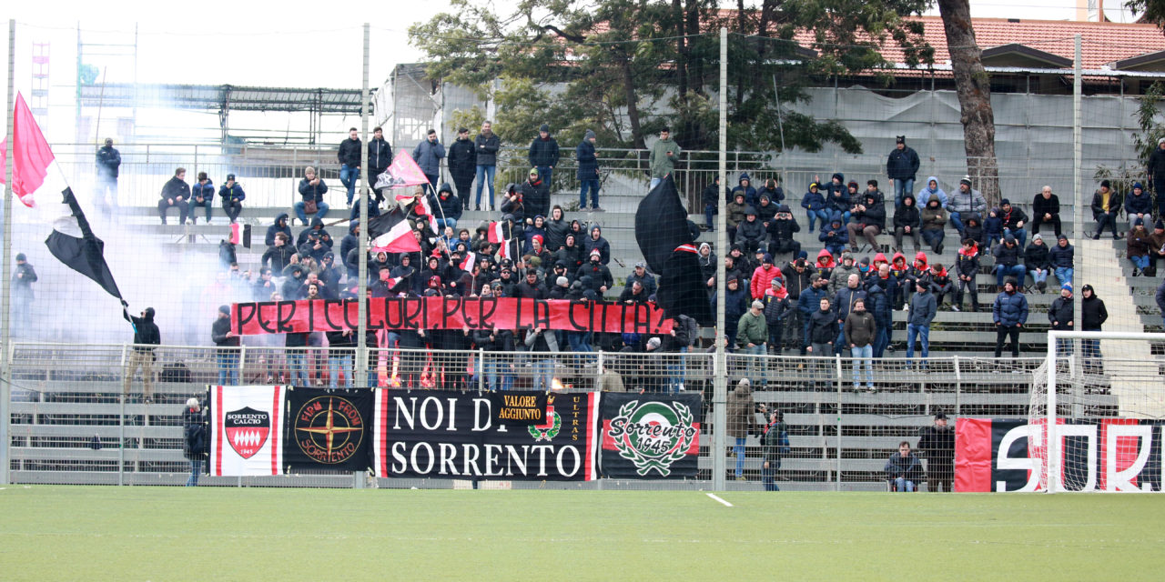 Sorrento, rettifica giudice sportivo: spunti dei tifosi