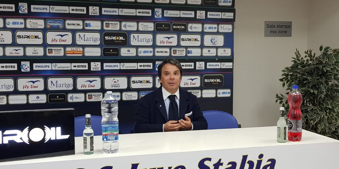 Post gara Juve Stabia – Rieti, Ezio Capuano: “sono felice dell’accoglienza dei tifosi stabiesi”