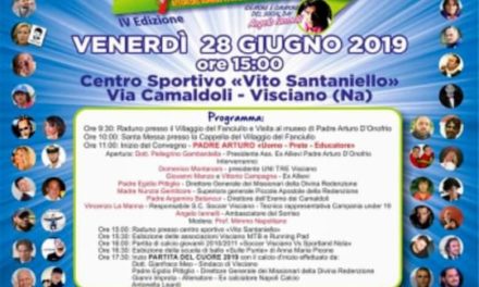 Social Day: venerdì la “Partita del Cuore” a Visciano