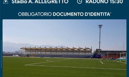 Il Montesarchio raduna i giovani: stage all’Armando Allegretto fresco di restyling
