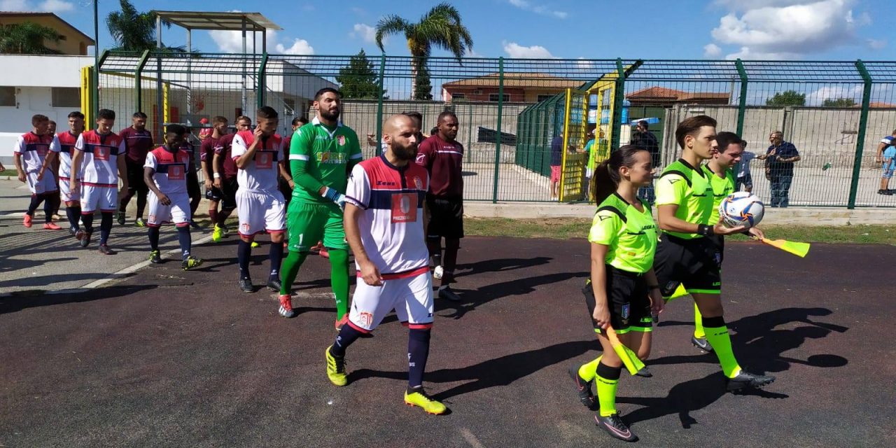 Promozione, la Real Agro Aversa comincia col botto s’aggiudica il derby con il Villa Literno