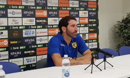 Post-gara Juve Stabia – Pisa, Caserta: “siamo solo alle prime due partite, non voglio depressione”
