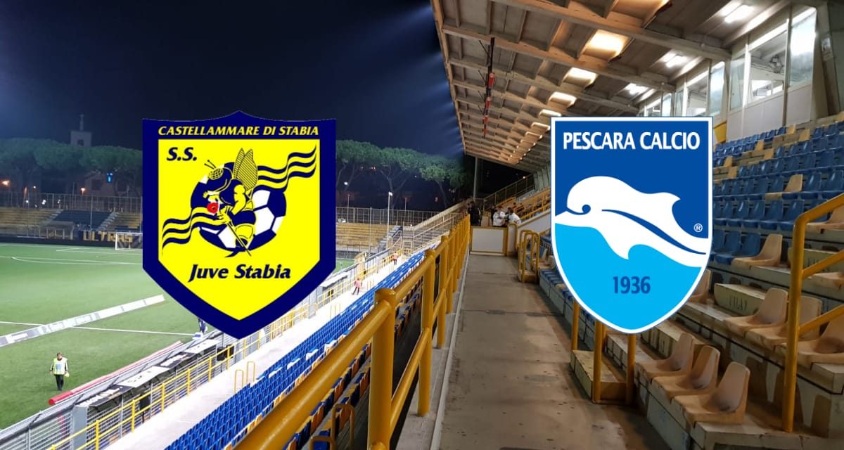 La sintesi di Juve Stabia – Pescara 2-1: il duo Forte-Canotto stende i delfini, si continua a vincere al Menti