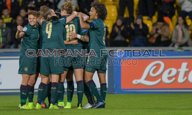 Nazionale femminile: a Benevento sei reti per l’Italia