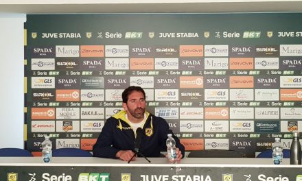 Juve Stabia – Benevento, Fabio Caserta: “Per come è andata la gara meritavamo i tre punti”