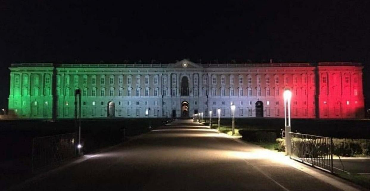 La Campania accende la speranza: si illumina la Reggia di Caserta