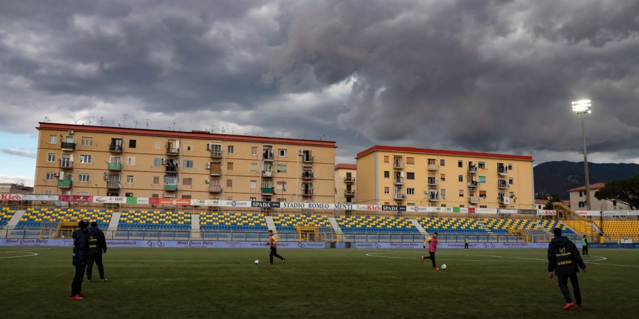 Juve Stabia: nei prossimi giorni sanificazione del Romeo Menti e ripresa degli allenamenti