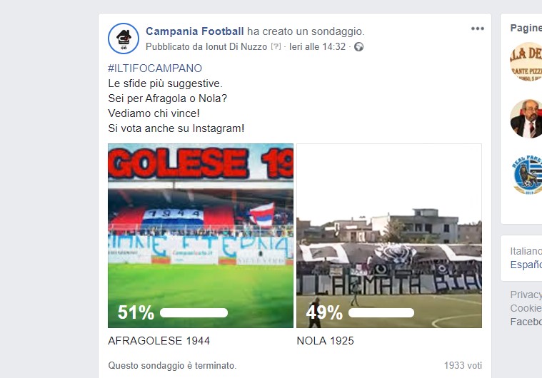 SONDAGGIO CF | l’Afragolese trionfa: +184 sul Nola