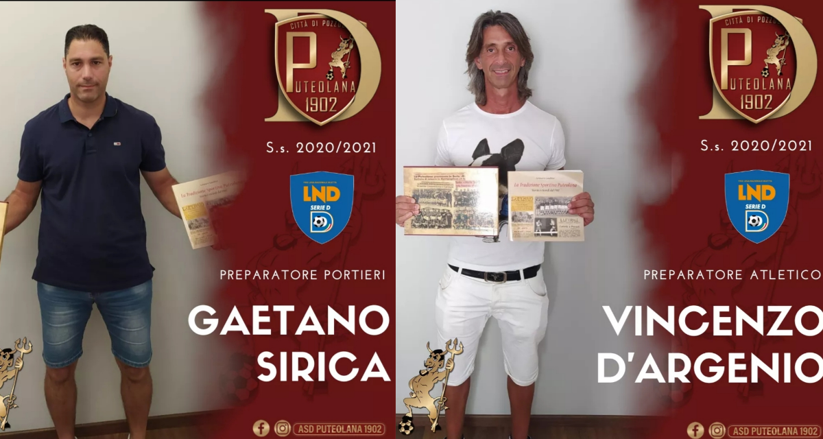 UFFICIALE – Puteolana: definiti due membri dello staff di mister Pepe