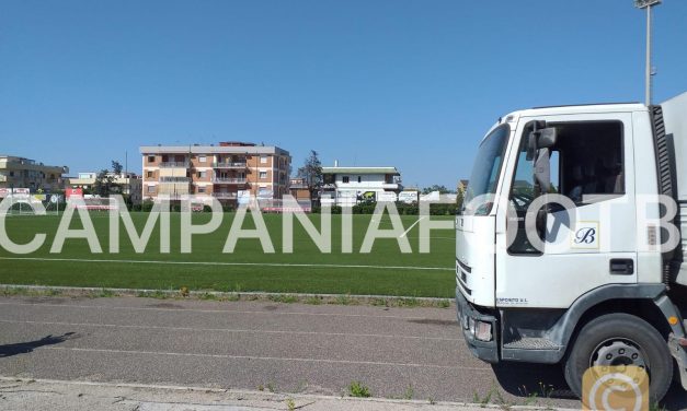 Al via i lavori allo stadio di Ercolano: aperto il cantiere