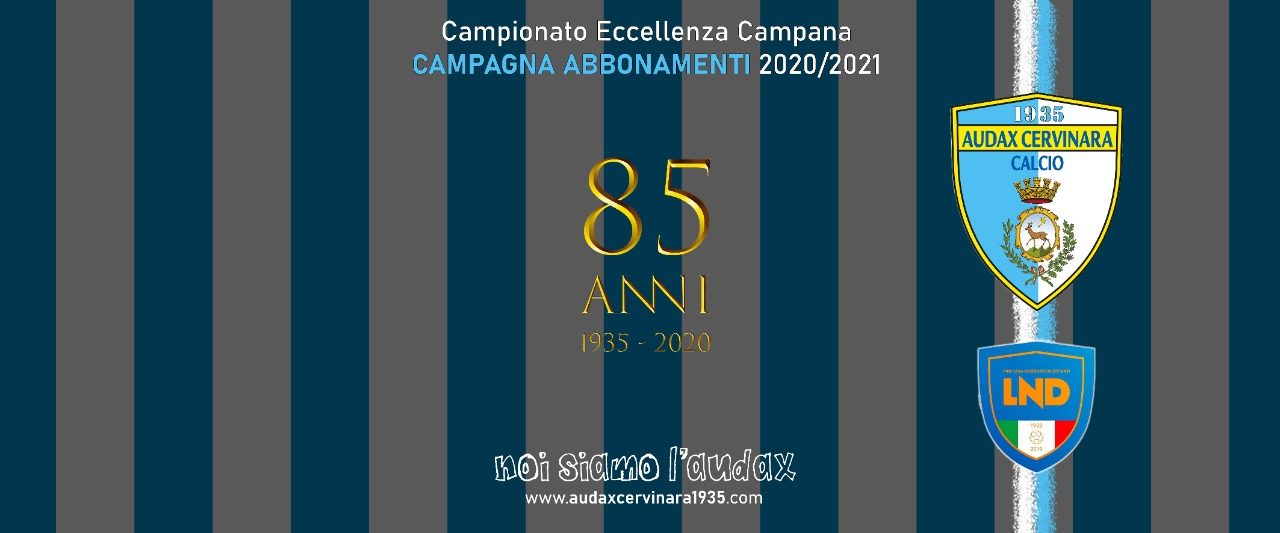 “85 anni di Audax”: la Cervinara dà il via alla campagna abbonamenti