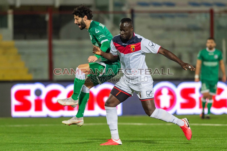 Tegola Casertana: stagione finita per Konate