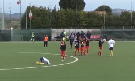 Il Giugliano resiste un tempo contro la capolista Monterosi. Un goal di Sivilla piega i gialloblu