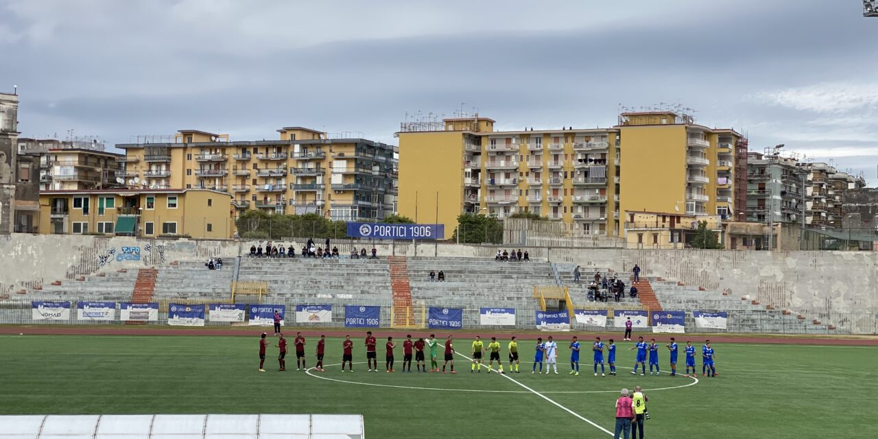 Poker Portici sulla Puteolana, agli azzurri il derby salvezza