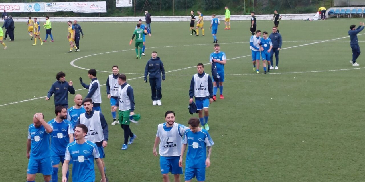 Promozione: vittoria per 2-0 del Rione Terra sul Real Frattaminore