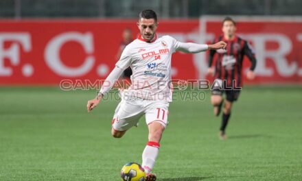 La Turris in piena emergenza crolla a Catanzaro per 2-0