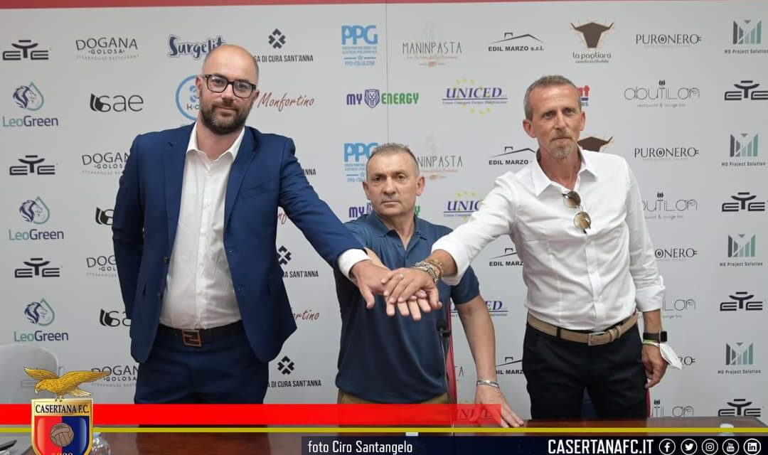 Casertana, Parlato: “Sono qui per portare il club dove merita, il resto sono solo chiacchiere”