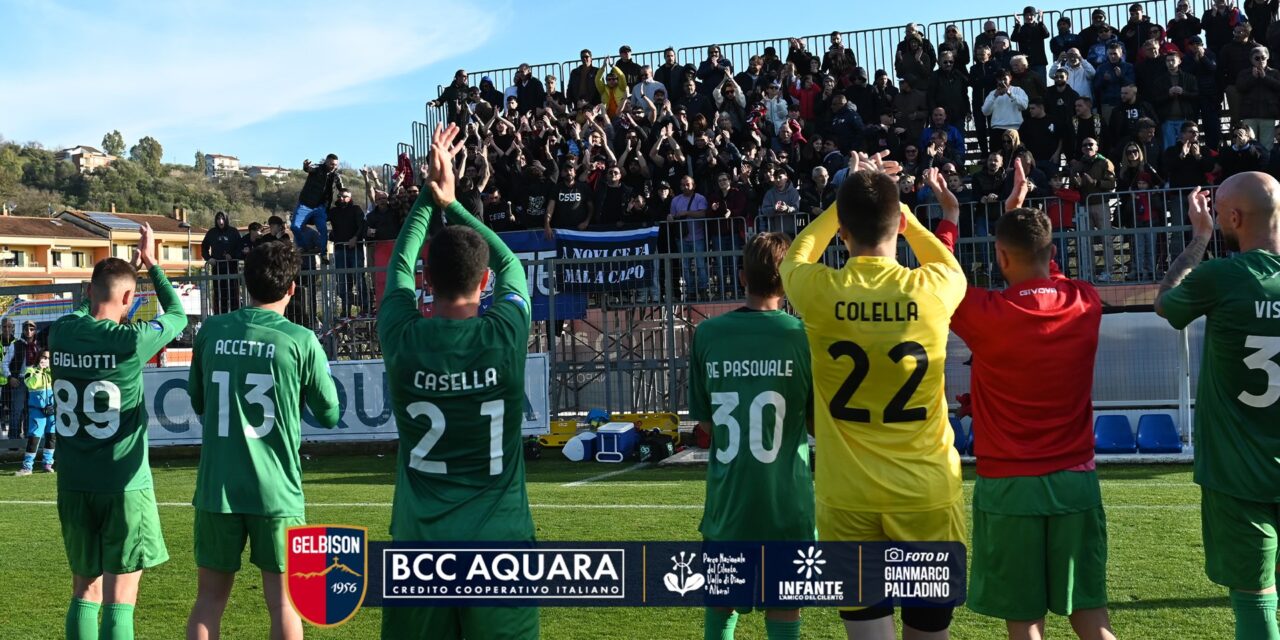 Gelbison – Trastevere 3-3: finale amaro per i Rossoblù che perdono la vetta della classifica. Guidonia vittorioso e a +2 dai vallesi