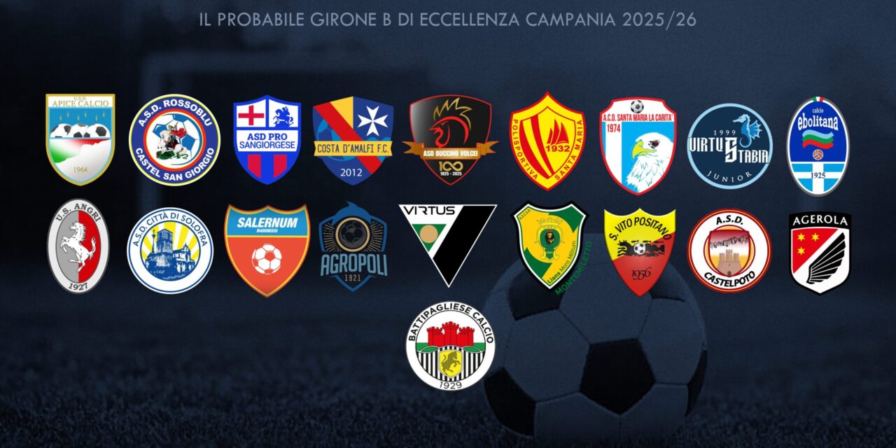 Eccellenza Girone B, il probabile raggruppamento per la nuova stagione 2025/26
