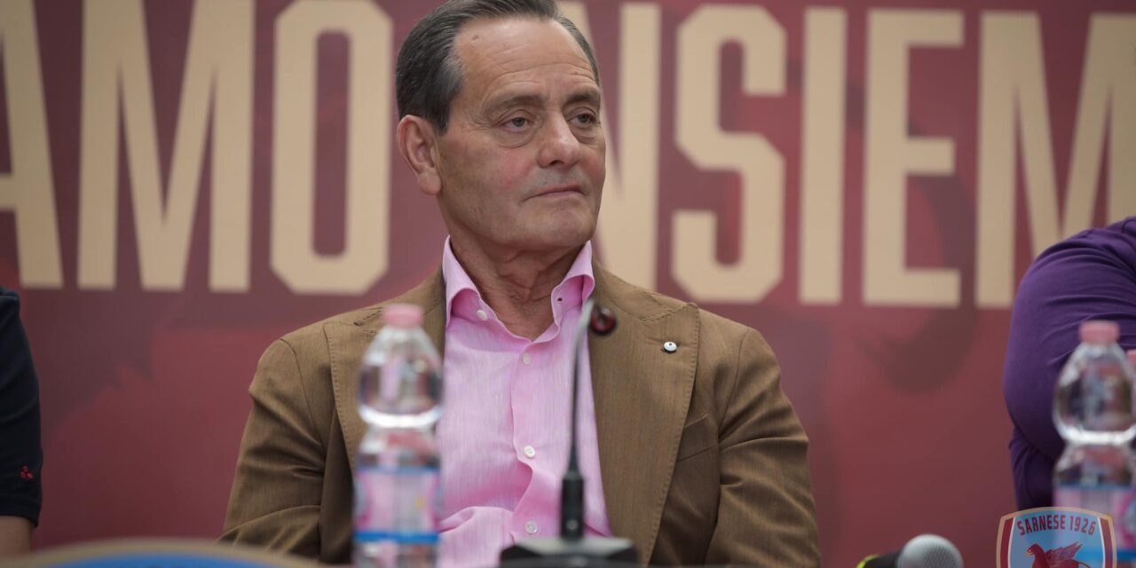 Sarnese, Pappacena rilancia: «Un progetto condiviso per volare in alto nel centenario»