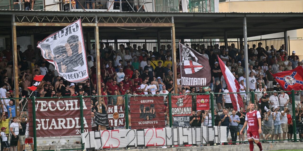 Aversa, bufera sulla Real Normanna: la Curva Nord lancia l’ultimatum alla dirigenza