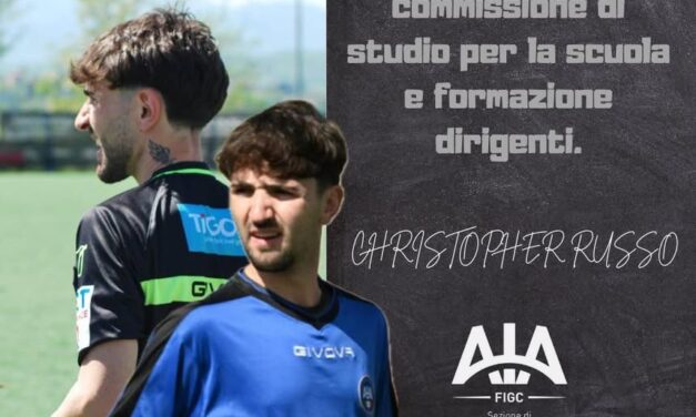 Un irpino ai vertici dell’AIA: Christopher Russo nominato nella Commissione di Studio Nazionale