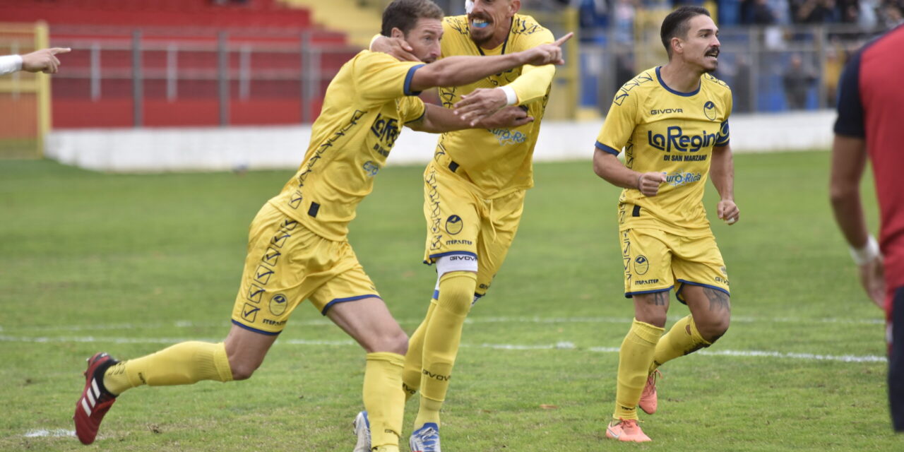 Scafatese con le unghie e con i denti: il muro canarino regge e batte il Flaminia 1-2