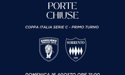 Giugliano, colpo di scena in Coppa Italia: porte chiuse per la sfida con il Sorrento