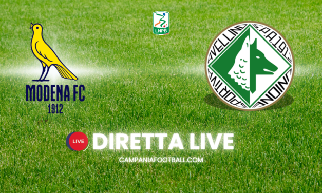 Modena-Avellino live 15:00 – Formazioni ufficiali e diretta Serie B