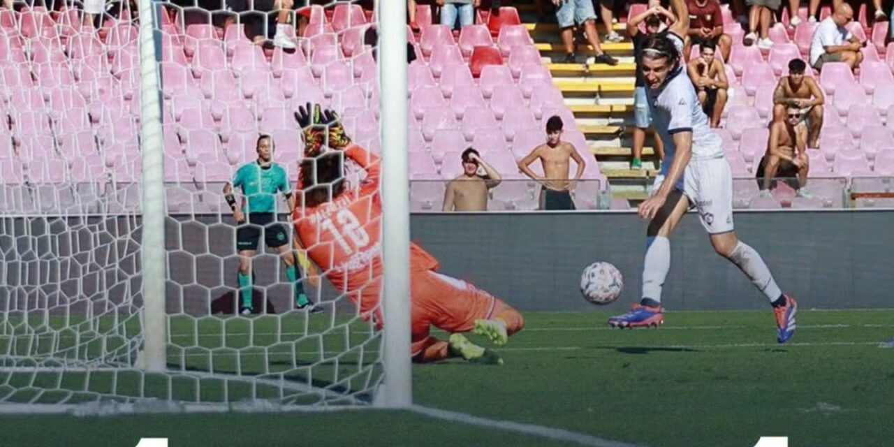 Salernitana–Cavese: Llano gol, Cavese pareggia. Cosmi ancora senza vittorie